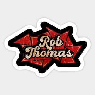 Rob Thomas - Red Diamond Sticker